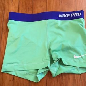 Nike pro compression shorts